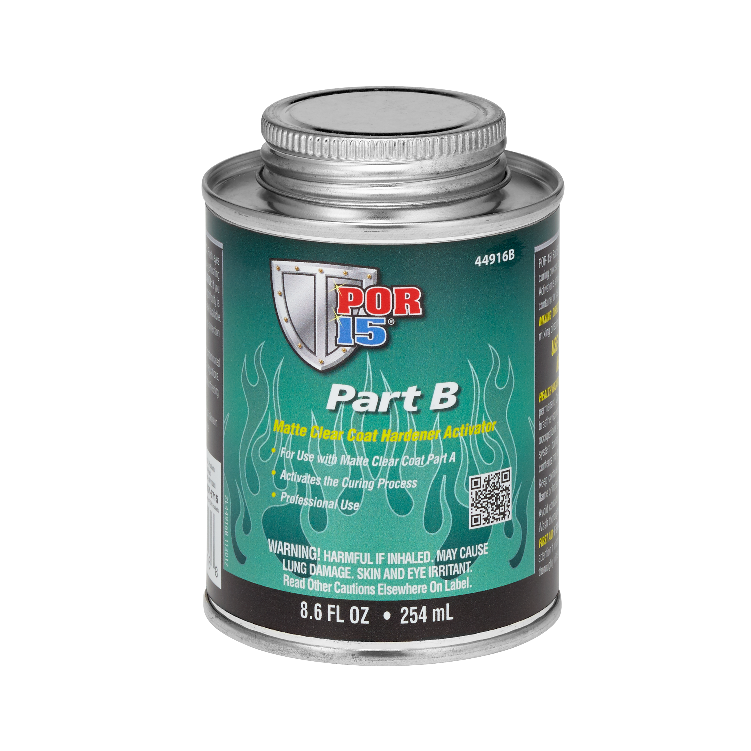 POR-15 Matte Clear Hardener Part B - 8 fl oz