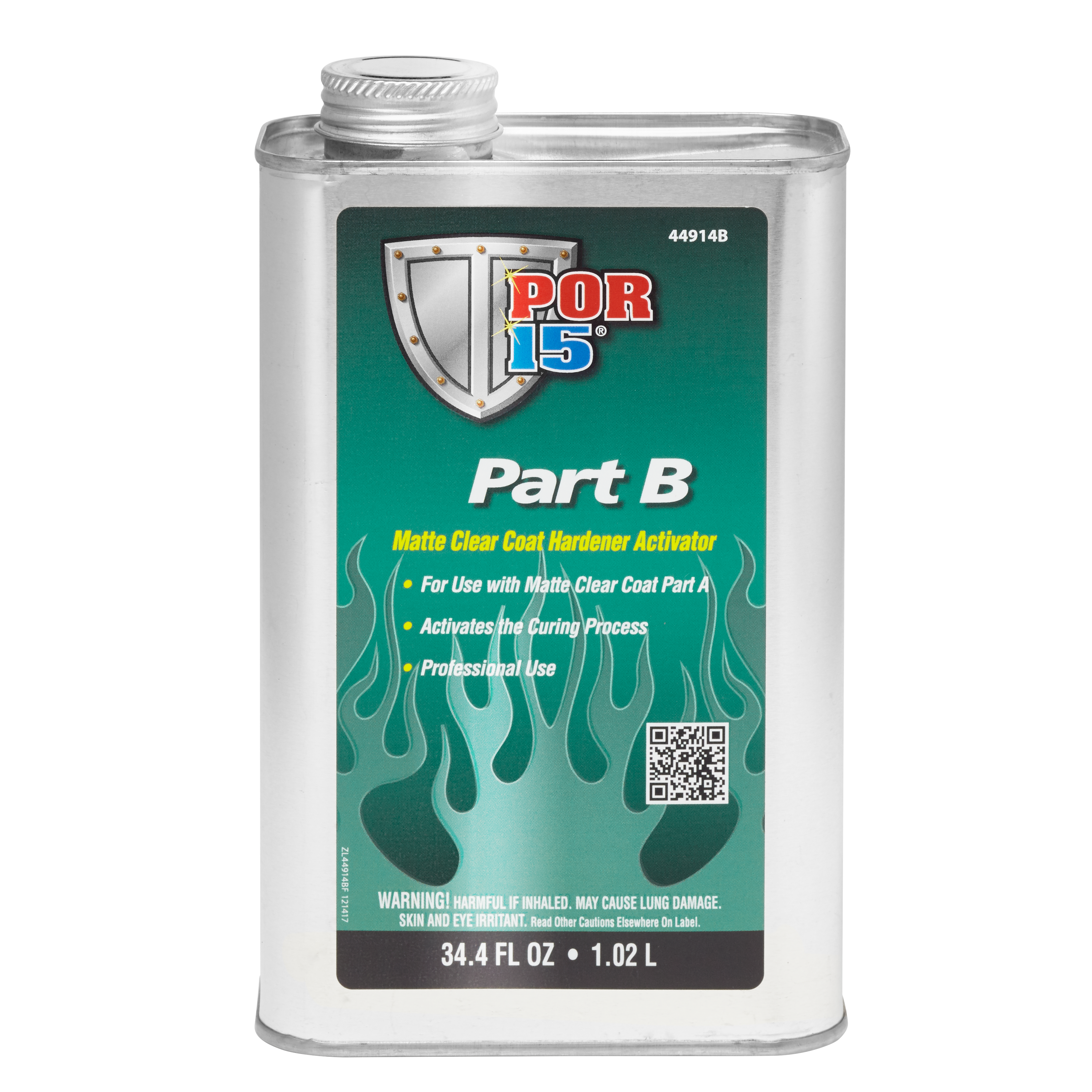 POR-15 Matte Clear Hardener Part B - Quart